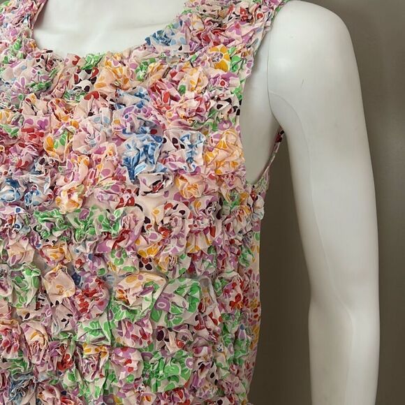 Sonia by Sonia Rykiel Textured Floral Blouse Vintage - Picture 5 of 16